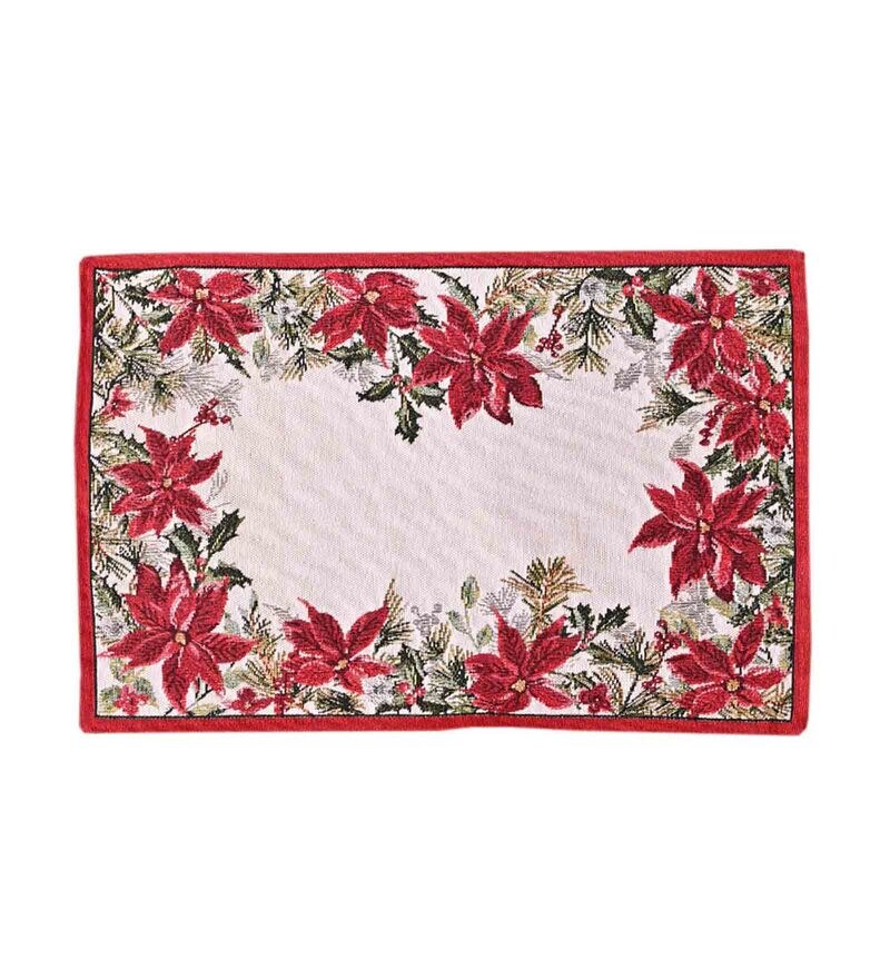 Buy Multicolor Floral Cotton Blend 7 Pcs Table Linen Set by AVI Living