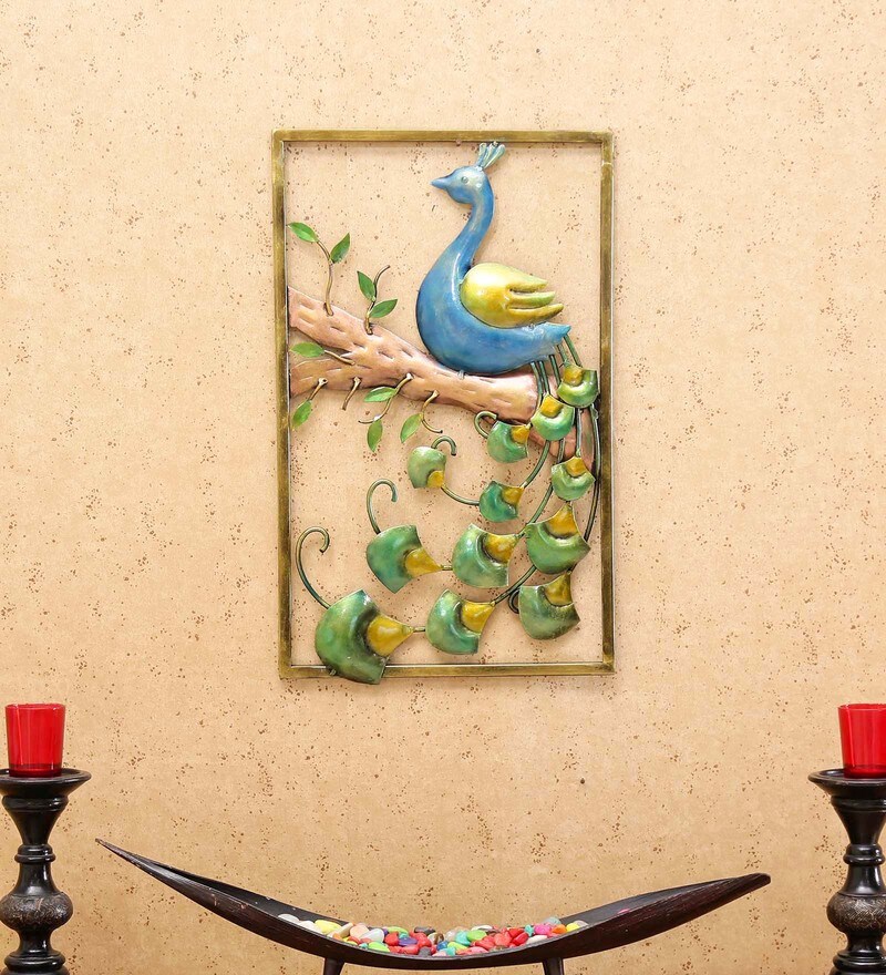 Buy Multicolour Metal Decorative Wall Art By Craftpreneurs India