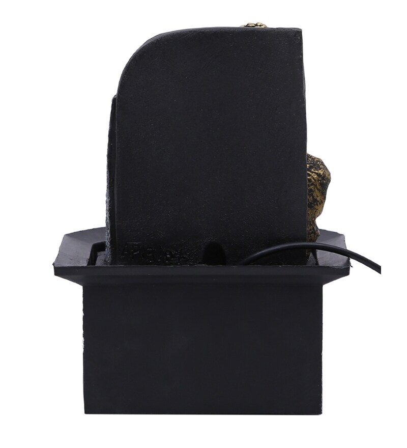 Buy Multicolor Resin Handcrafted Buddha Indoor Water Fountain by Tayhaa Online Indoor