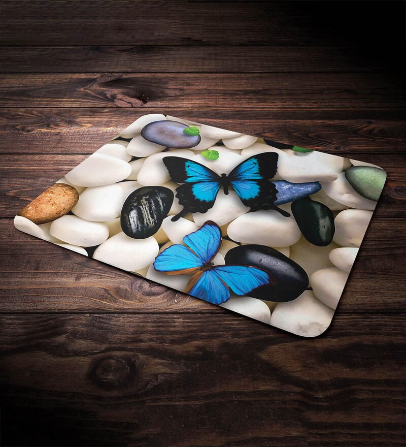 Buy Multicolour Rubber Beautiful Butterfly Pebbles Design