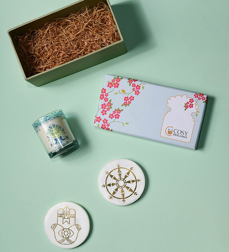 Buy Multicolour Scented Decor Glass Jar Candles By Cosy Dwellings