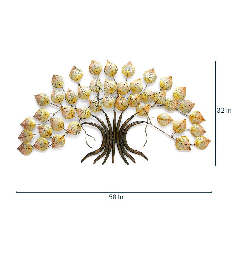 Buy Multicolour Metal Wall Art By Desert Oak Online Floral Metal