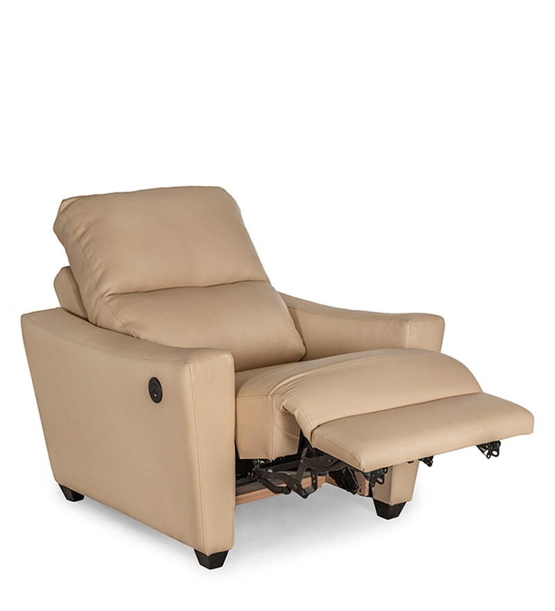 Buy Muser Electric Recliner in Beige Colour by Wakefit Online