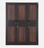 Muar 3 Door Wardrobe In Brown Color