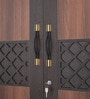 Muar 3 Door Wardrobe In Brown Color
