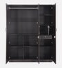 Muar 3 Door Wardrobe In Brown Color