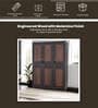 Muar 3 Door Wardrobe In Brown Color