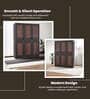 Muar 3 Door Wardrobe In Brown Color