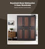 Muar 3 Door Wardrobe In Brown Color