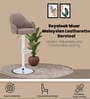 Muar Leatherette Bar Stool in Brown Colour