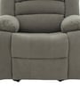 Muar Malaysian Fabric 2 Seater Motorised Recliner In Grey Colour