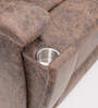 Muar Corner Manual Recliner In Brown Color