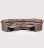 Muar Corner Manual Recliner In Brown Color