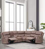 Muar Corner Manual Recliner In Brown Color