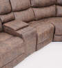 Muar Corner Manual Recliner In Brown Color
