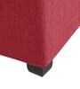Mubila Fabric Ottoman in Blood Maroon Colour