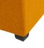 Mubila Fabric Ottoman in Bold Yellow Colour