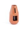 Mud Red Terracota Bottle-Shaped  Indoor Planter With Glass Tube