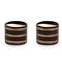 Mud Wells (Set Of 2) Ceramic Table Planter Pot