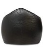 Mudda XXXL Leatherette Bean Bag Cover in Black Colour