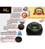 Mudda XXXL Leatherette Bean Bag Cover in Black Colour