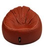 Mudda XXXL Leatherette Bean Bag Cover in Tan Colour