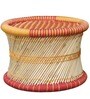 Ethnic Handcrafted Mudiya Stool in Multi Colour