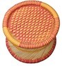 Ethnic Handcrafted Mudiya Stool in Multi Colour