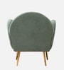 Muffle Fabric Lounge Chairs In Sage Colour