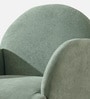 Muffle Fabric Lounge Chairs In Sage Colour