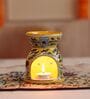 Yellow Floral Oil Burner