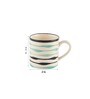 Mugdha 150ml Multicolour Ceramic (Set of 6) Coffee Mug