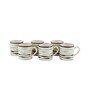 Mugdha 150ml Multicolour Ceramic (Set of 6) Coffee Mug