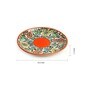 Mughal Bagheecha 10 Inch Multicolour Ceramic (Set of 4) Dinner Plate