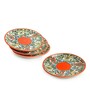 Mughal Bagheecha 10 Inch Multicolour Ceramic (Set of 4) Dinner Plate