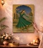 Mughal Court Dancer Stretched Canvas Painting