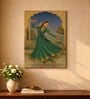 Mughal Court Dancer Stretched Canvas Painting