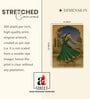 Mughal Court Dancer Stretched Canvas Painting