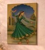 Mughal Court Dancer Stretched Canvas Painting
