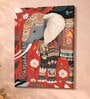 Mughal Elephant Stretched Canvas Painting