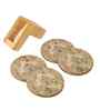 Mughal Garden Majesty Coaster Set with Stand (Set of 4)