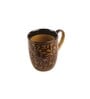 Mughal HandPainted 150ml Brown Ceramic (Set of 4) Tea Cup