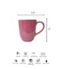 Mughal Marvel Pink Ceramic 300 ml Handmade Coffee Mug