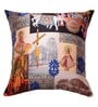 Grey Traditional Cotton 16 x 16 Inches Cushion Cover