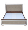 Mulan Queen Bed in Walnut Colour