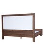 Mulan Queen Bed in Walnut Colour
