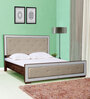 Mulan Queen Bed in Walnut Colour