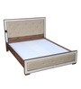 Mulan Queen Bed in Walnut Colour