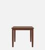 Mulberry Solid Wood 4 Seater Dining Table in Walnut Finish