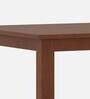 Mulberry Solid Wood 4 Seater Dining Table in Walnut Finish